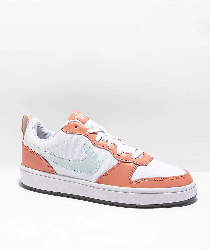 Nike SB Special Edition Court Borough Low 2 White & Pink Shoes