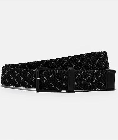 Nike SB Stretch Woven Black & Grey Web Belt