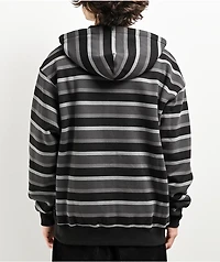 Nike SB Stripes Black & Grey Zip Hoodie