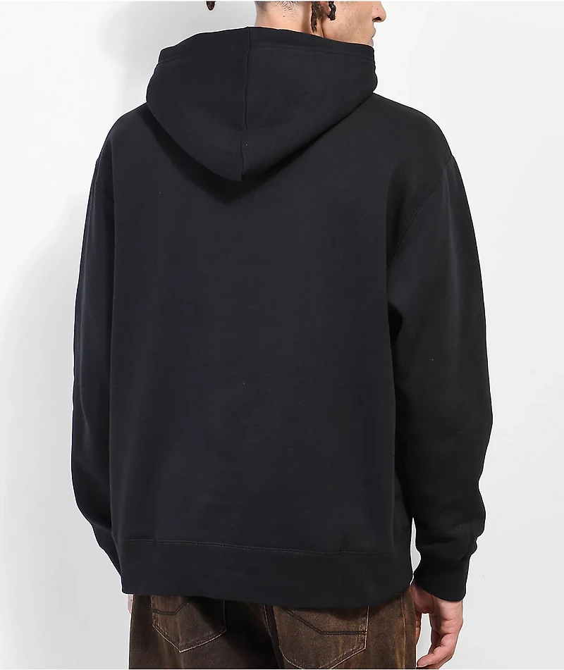 Nike SB Swoosh Through Black Pullover Hoodie