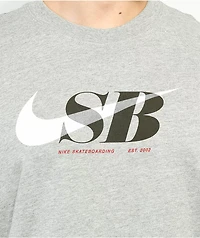 Nike SB Swoosh Through Grey T-Shirt