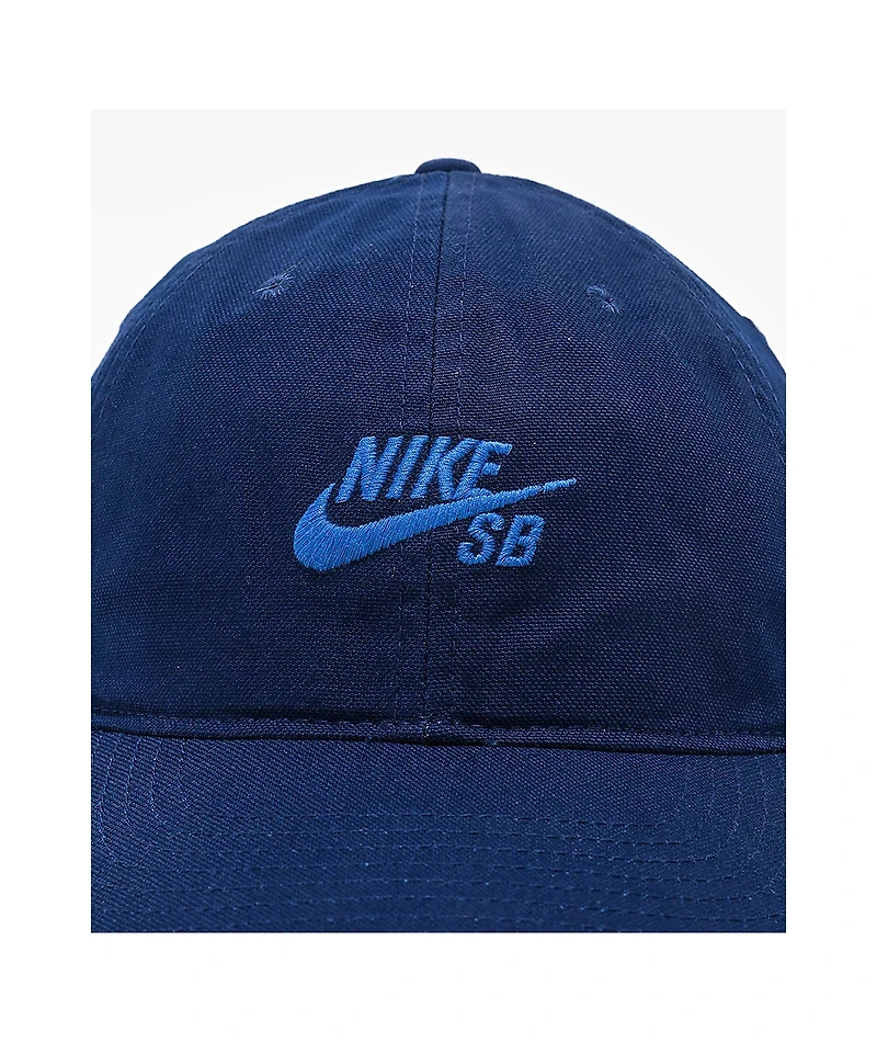 Nike SB Unstructured Blue Void Strapback Hat