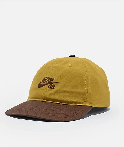 Nike SB Unstructured Moss & Chocolate Strapback Hat