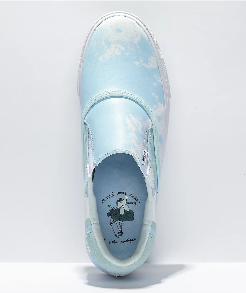 Nike SB Verona Slip-On Glacier Blue Skate Shoes