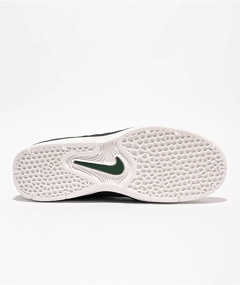 Nike SB Vertebrae Black, Malachite, & Summit White Skate Shoes