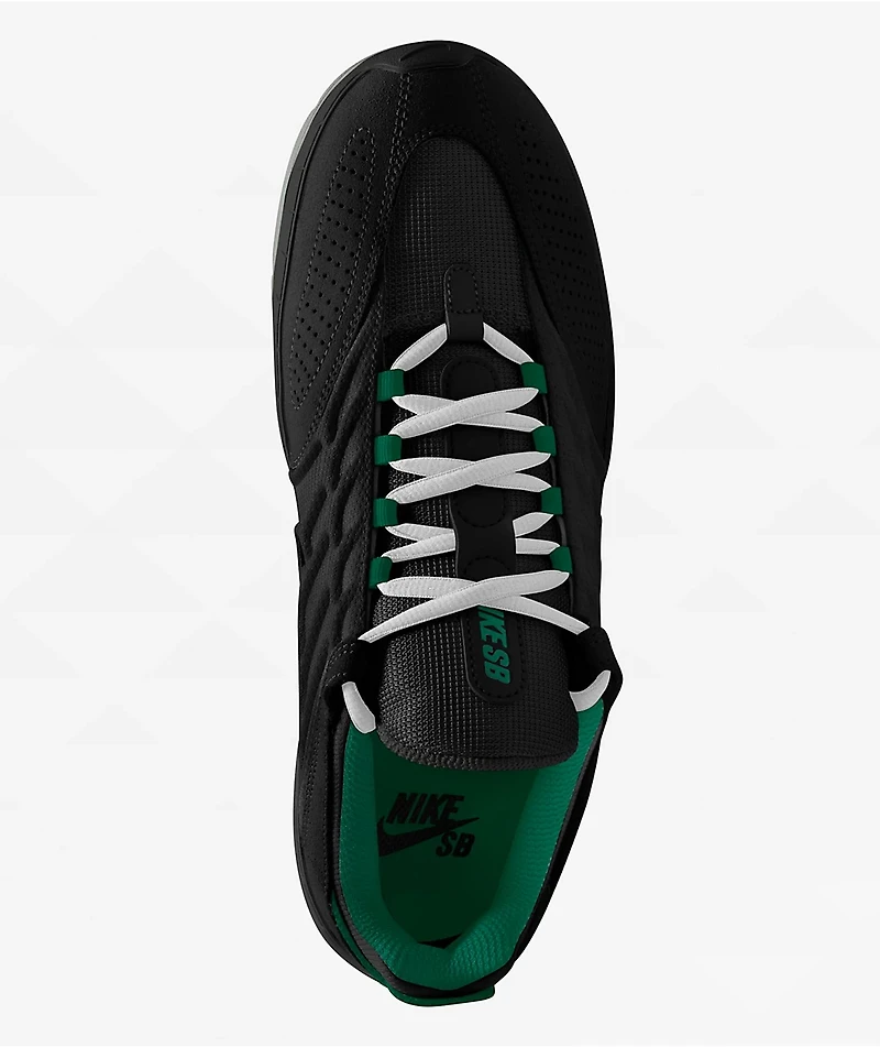 Nike SB Vertebrae Black & Malachite Skate Shoes