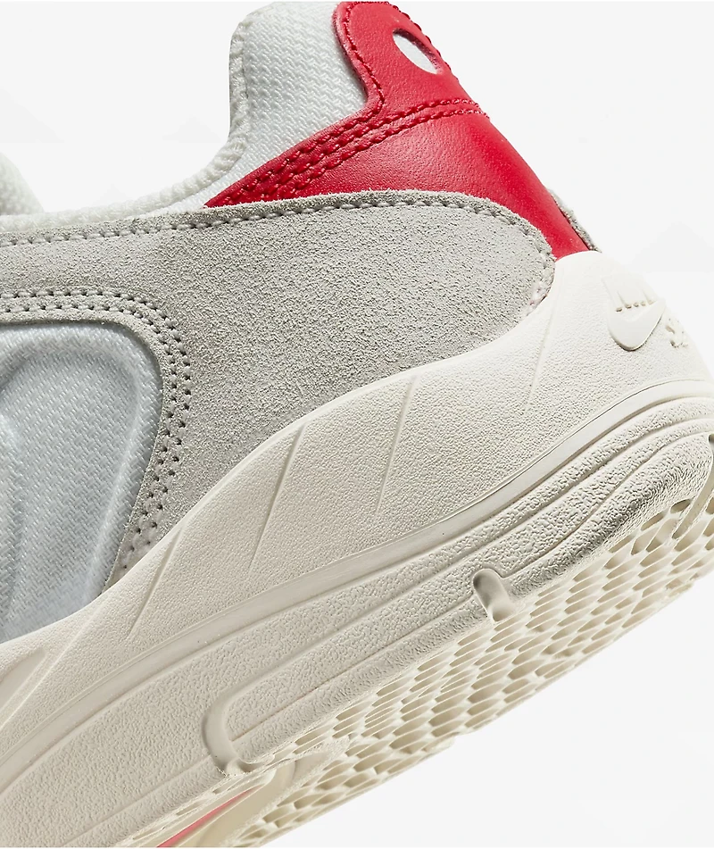 Nike SB Vertebrae Summit White & University Red Skate Shoes