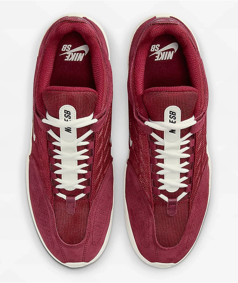 Nike SB Vertebrae Team Red & Sail Skate Shoes