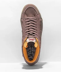 Nike SB Zoom Blazer Mid PRM Plus Plum Eclipse Skate Shoes