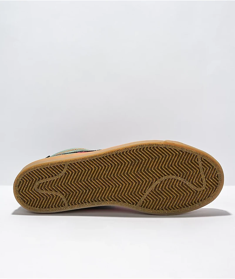 Nike SB Zoom Blazer Mid Premium Smoke & Pink Skate Shoes