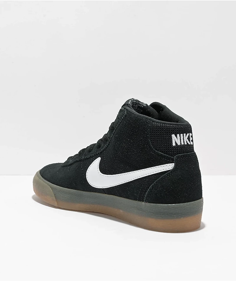 Nike SB Zoom Bruin High Black & Gum Skate Shoes