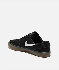 Nike SB Zoom Janoski OG+ Black & Gum Canvas Skate Shoes