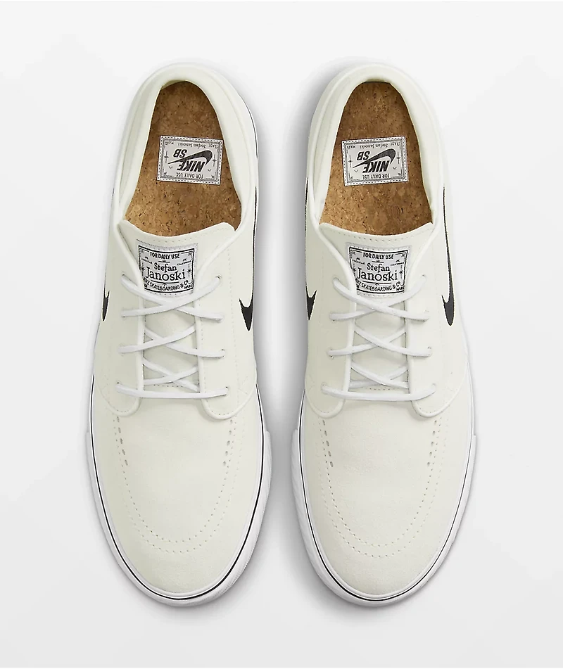 Nike SB Zoom Janoski OG+ Summit White & Black Skate Shoes