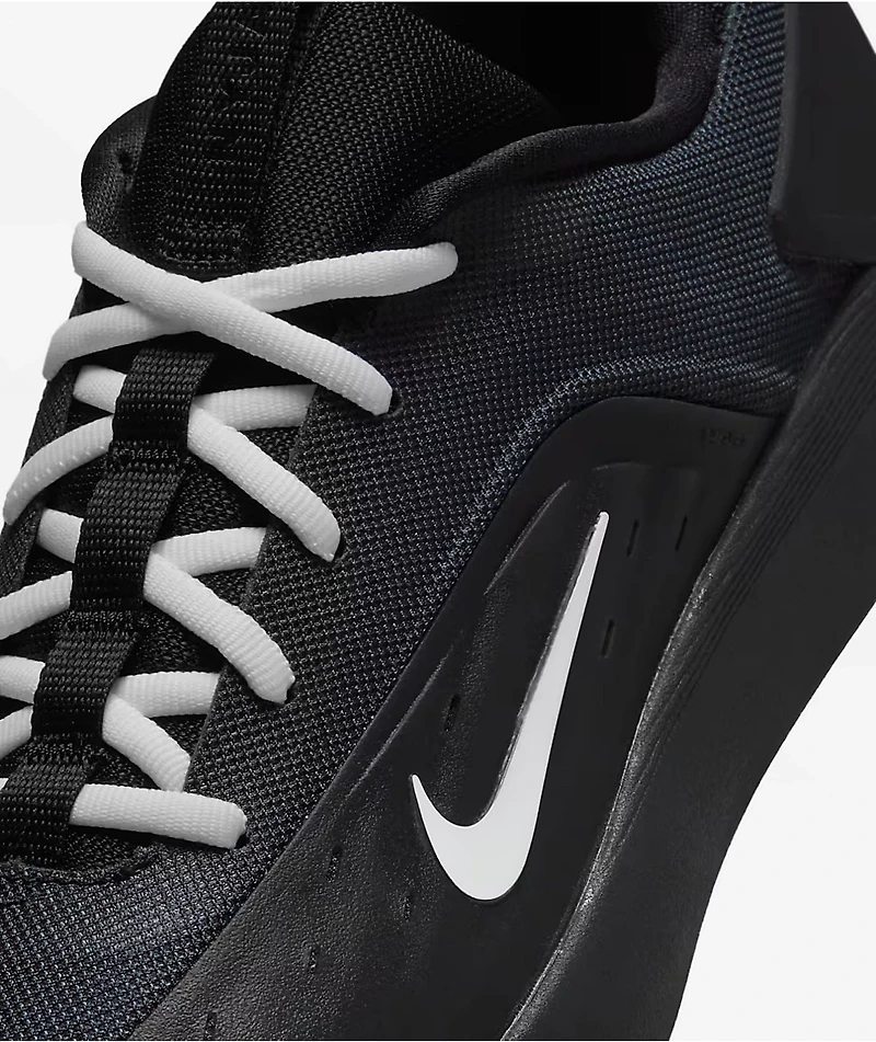 Nike SB Zoom Nyjah 4 Black & White Skate Shoes