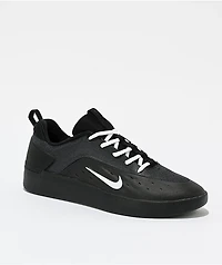 Nike SB Zoom Nyjah 4 Black & White Skate Shoes
