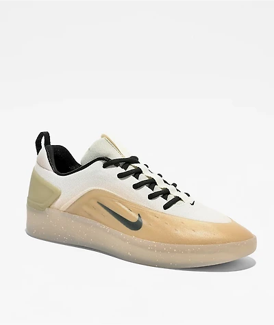 Nike SB Zoom Nyjah 4 Desert Khaki & Dark Smoke Grey Skate Shoes