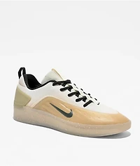 Nike SB Zoom Nyjah 4 Desert Khaki & Dark Smoke Grey Skate Shoes