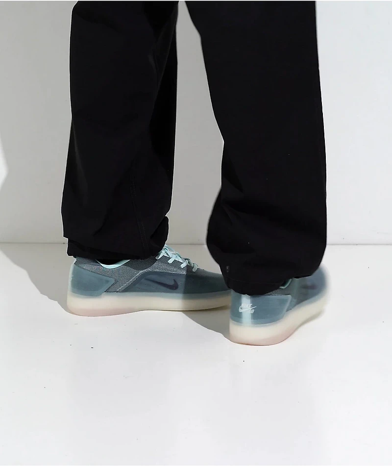 Nike SB Zoom Nyjah 4 Glacier Blue Skate Shoes