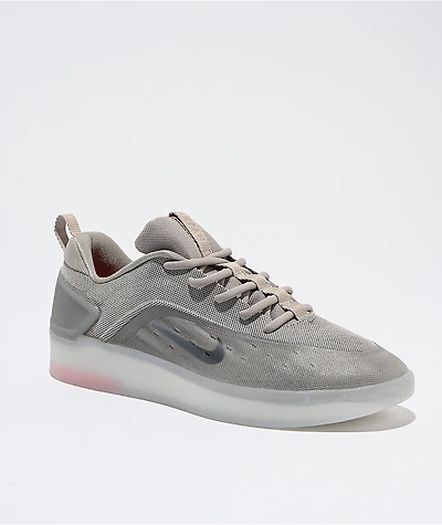 Nike SB Zoom Nyjah 4 Grey, Silver & Jade Skate Shoes