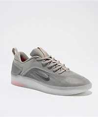 Nike SB Zoom Nyjah 4 Grey, Silver & Jade Skate Shoes