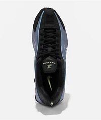 Nike Shox R4 Black, Sapphire & Liquid Lime Shoes