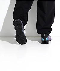 Nike Shox R4 Black, Sapphire & Liquid Lime Shoes