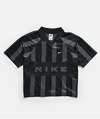 Nike Sportswear Black & Grey Stripe Jersey