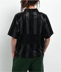Nike Sportswear Black & Grey Stripe Jersey