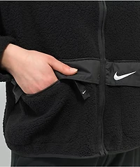 Nike Sportswear Black Sherpa Jacket
