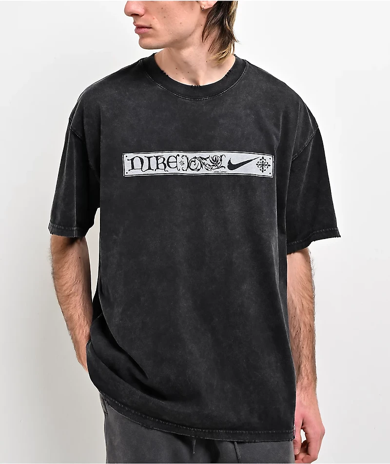 Nike Sportswear Camelot Core Black Wash T-Shirt