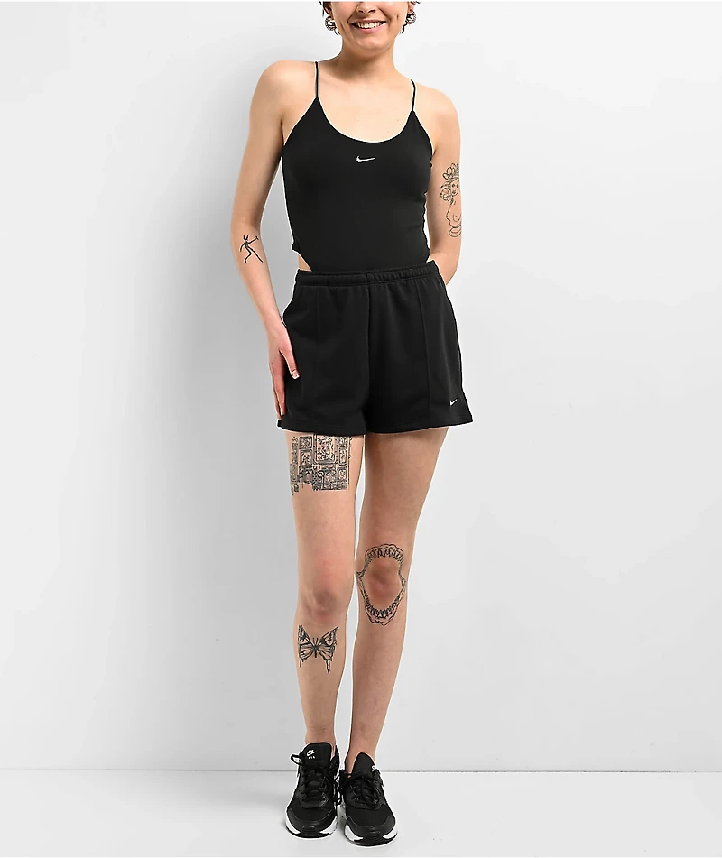 Nike Sportswear Chill Knit Black Cami Bodysuit