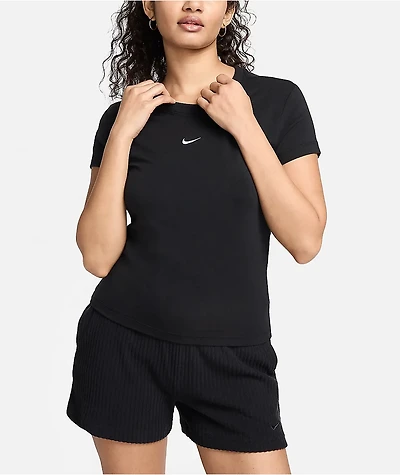Nike Sportswear Chill Knit Black T-Shirt