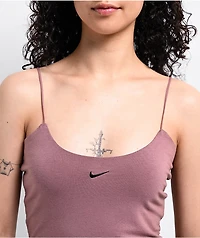 Nike Sportswear Chill Knit Smokey Mauve Cami Top