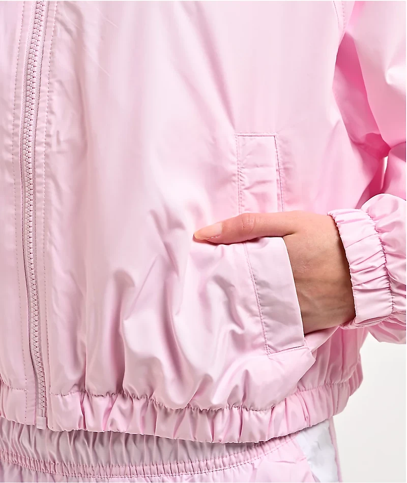 Nike Sportswear Classic UV Pink Oversized Track Jacket