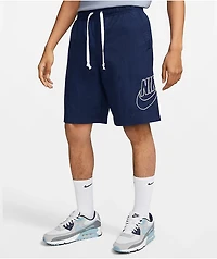 Nike Sportswear Club Alumni Navy Nylon Shorts
