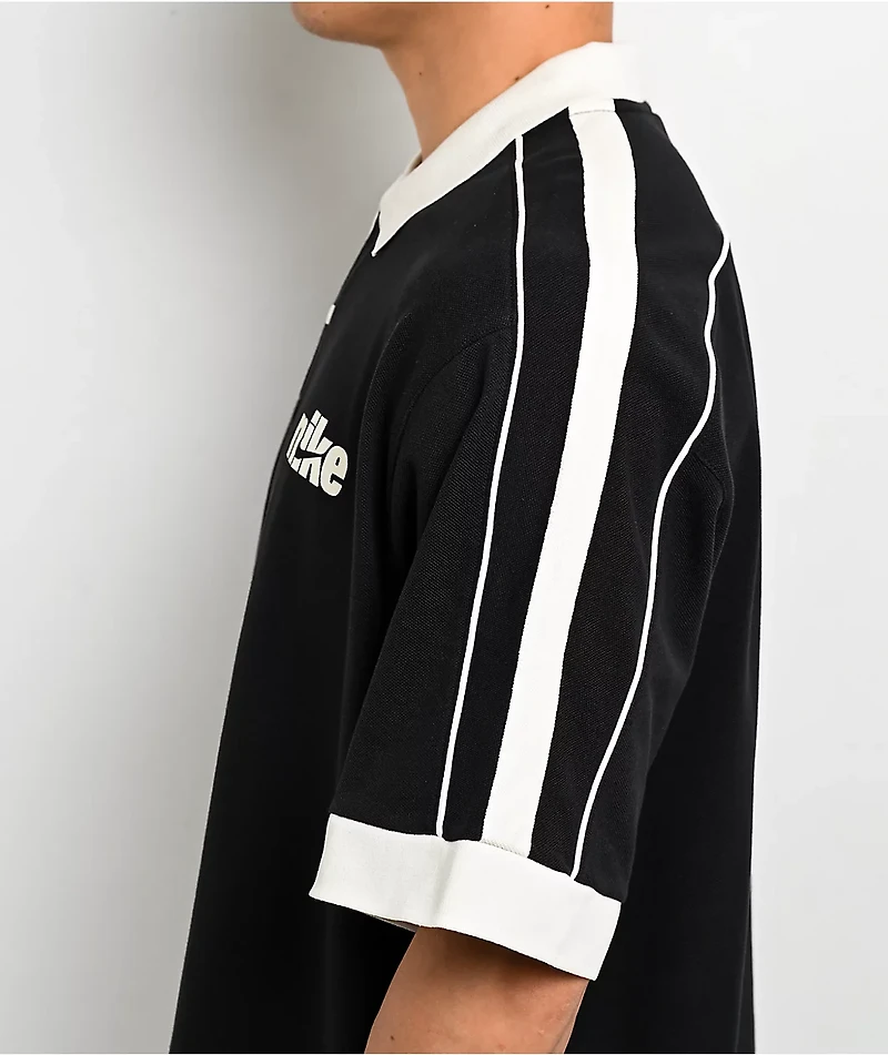Nike Sportswear Club Black Polo Shirt