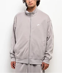 Nike Sportswear Club Fleece Grey Oversized Zip Track Jacket
