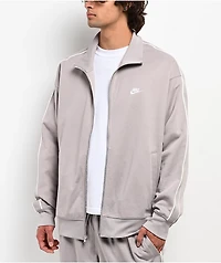Nike Sportswear Club Fleece Grey Oversized Zip Track Jacket
