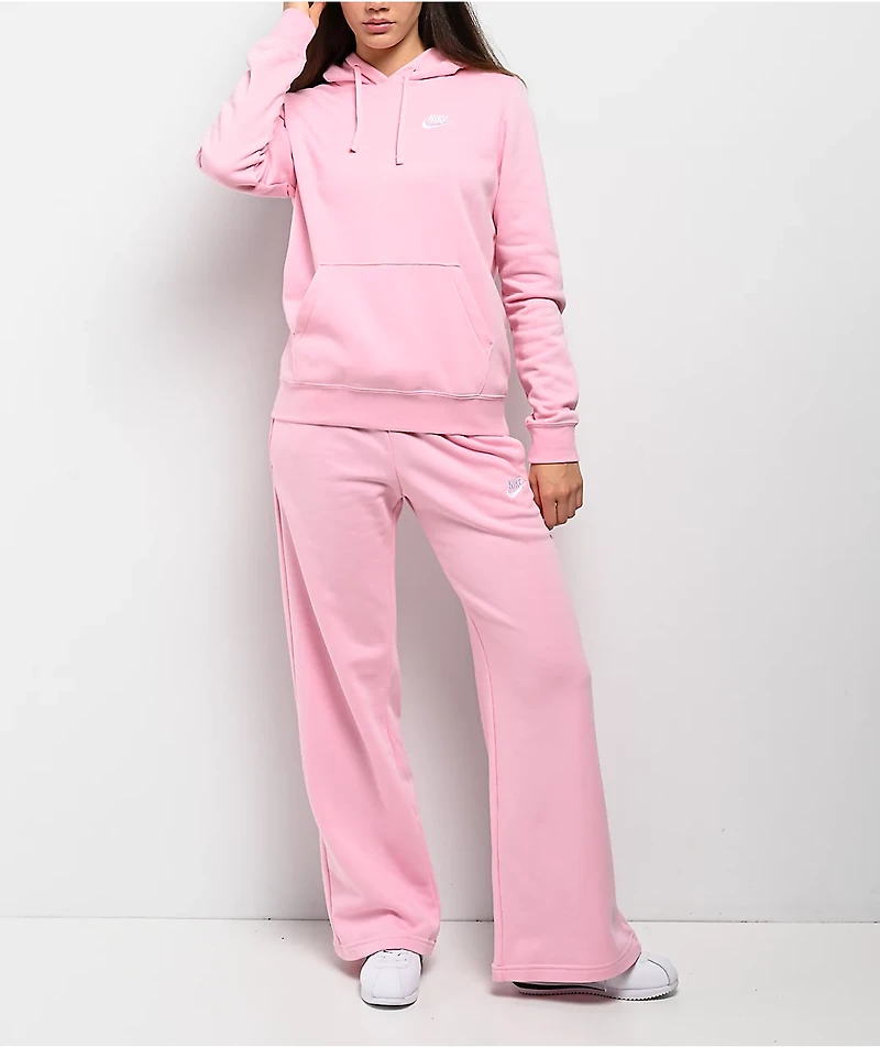 Nike Sportswear Club Fleece Pink Hoodie