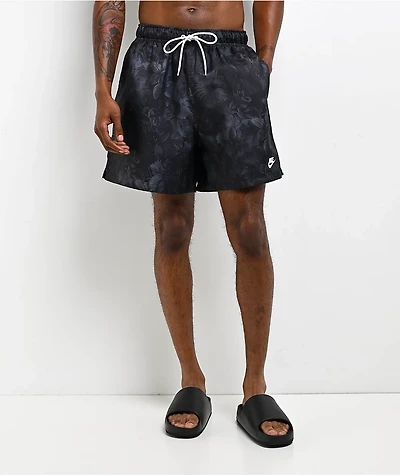 Nike Sportswear Club Floral Black Board Shorts