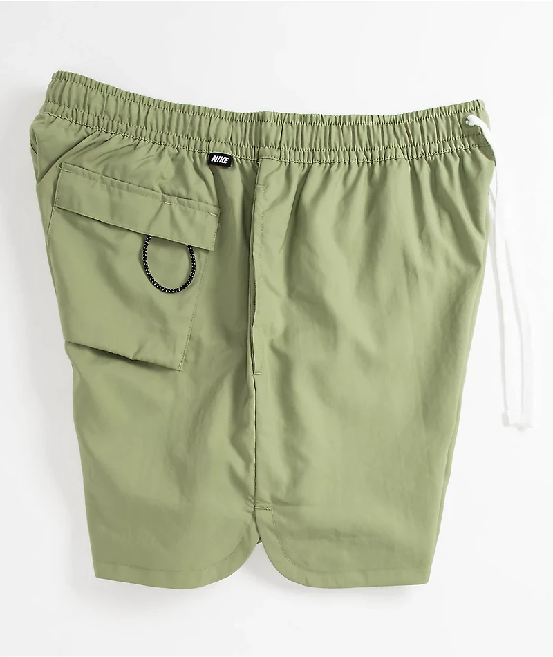 Nike Sportswear Club Green Woven Flow Shorts