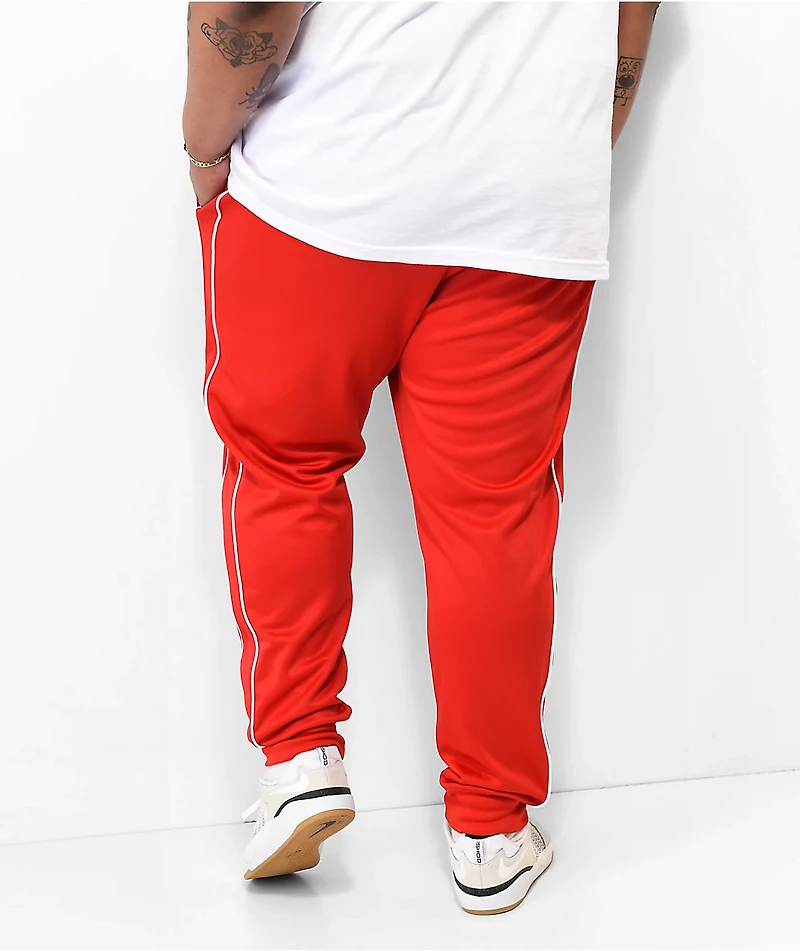 Nike Sportswear Club Polyknit Red & White Jogger Sweatpants