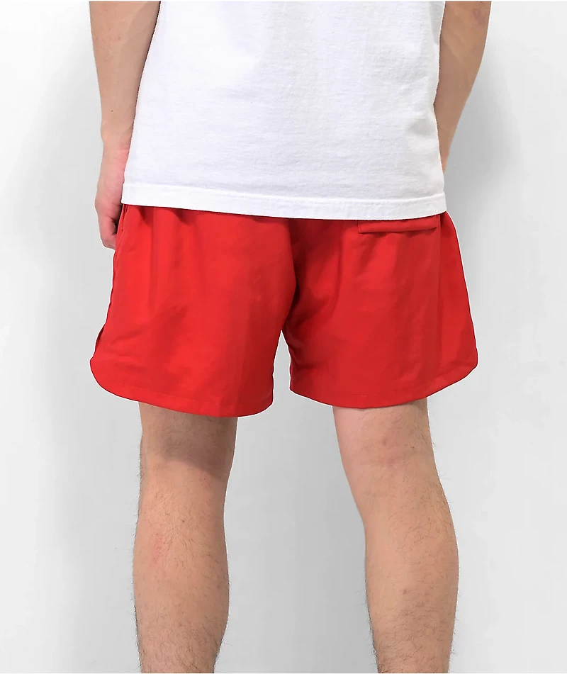 Nike Sportswear Club Red Woven Flow Shorts