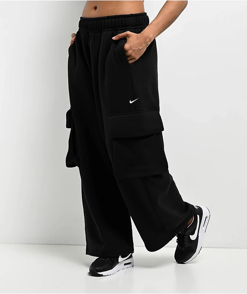 Nike Sportswear Dance Black Sail Oversized Sweatpants