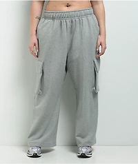 Nike Sportswear Dance Heather Grey Oversized Sweatpants