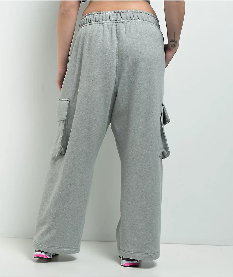 Nike Sportswear Dance Heather Grey Oversized Sweatpants