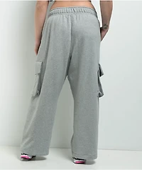 Nike Sportswear Dance Heather Grey Oversized Sweatpants