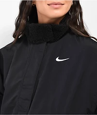 Nike Sportswear Essential Black Fleece-Lined Jacket