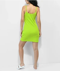 Nike Sportswear Essential Green Ribbed Dress