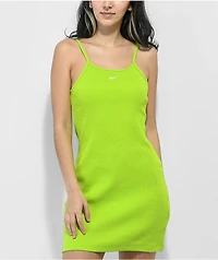 Nike Sportswear Essential Green Ribbed Dress